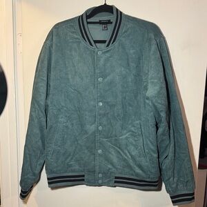 Men's Teal Corduroy Jacket